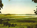 Вид на озеро Кучане из Михайловского. 1997 г. Click here -> 400x600 пикс.