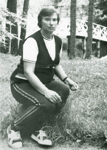 Эльза Валентиновна в Михайловском. 1979 г.