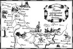 Карта путешествий А.С.Пушкина (фрагмент). Click here -> 400x600 пикс.
